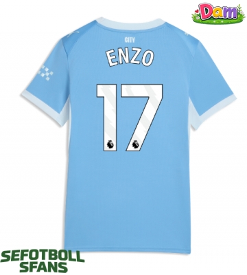 Manchester City Enzo Fernandez #17 Hemmatröja Kvinnor 2026-27 Kortärmad